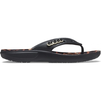 Crocs Classic Animal dámské žabky černá