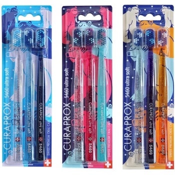 Curaprox CS 5460 Ultra soft Winter Polar Bear 3 ks