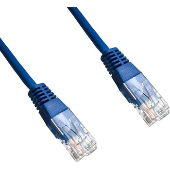 Datacom 15893 Patch UTP CAT6, 0,25m, modrý