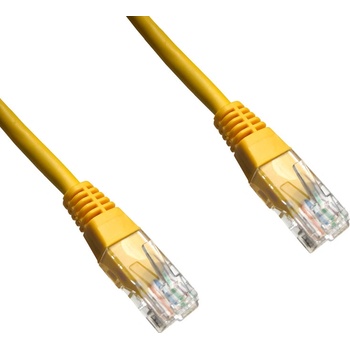 Datacom 15895 Patch UTP CAT6 0,25m, žlutý