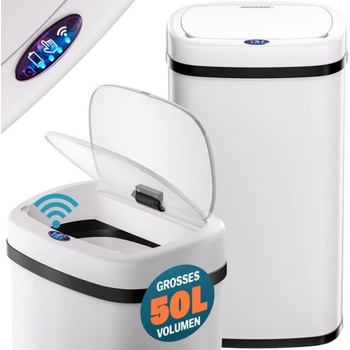 DBA Bezdotykový Jumbo koš 50 l bílá