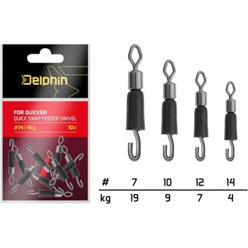 Delphin Rychloobratlík s Gumičkou FDR Quicker Vel.12 10 ks 7 kg