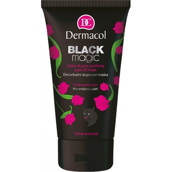 Dermacol Black Magic detoxikační slupovací černá maska 150 ml