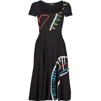 Desigual Společenské šaty VEST LISA Černá