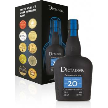 Dictador Aged 20y 40% 0,7 l (karton)