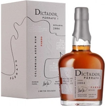 Dictador Parrafo Pardo 18y 2004 41% 0,7 l (karton)