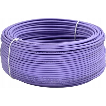 Digitus DK-1613-VH-1 UTP kabel drát AWG23, měď, Cat.6, box 100m, LSOH, fialová