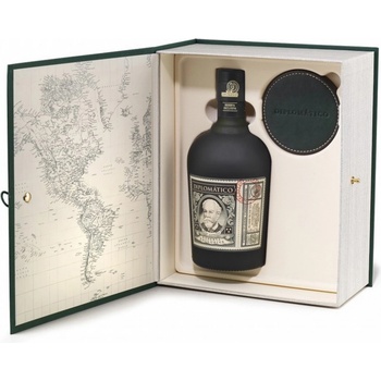 Diplomatico Reserva Exclusiva 12y 40% 0,7 l (dárkové balení kniha podtácky)