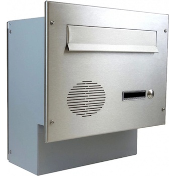 DOLS F-04 HM k zazdění se spodním zvonkem Nerez / šedá | čelní deska