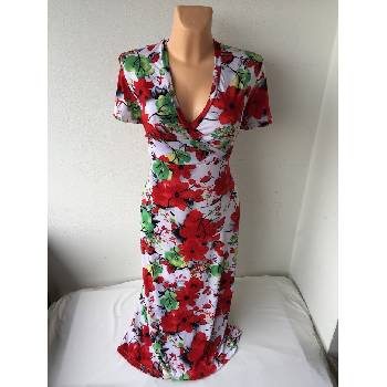 Drahstyl letní šaty dlouhé Geba krátký rukáv