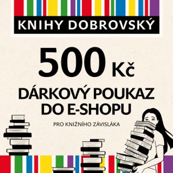 E-shopová dárková poukázka pro knižního závisláka 500 Kč