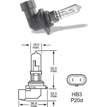 Elta HB3 P20d 60W 12V