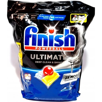 Finish Powerball Ultimate All in 1 Lemon Sparkle kapsle do myčky nádobí 100 ks 1290 g