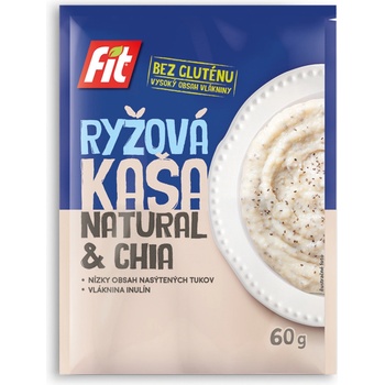 Fit Rýžová kaše Natural s chia 60 g
