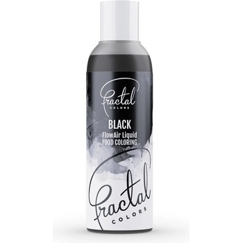 Fractal Colors Colors Airbrush barva tekutá Black 100 ml
