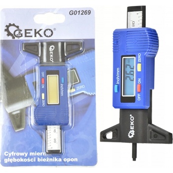 GEKO Digitální měřič hloubky dezénu pneumatik G01269