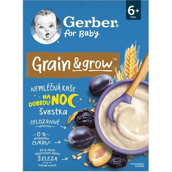 Gerber for Baby Nemléčná kaše na dobrou noc švestka 200 g