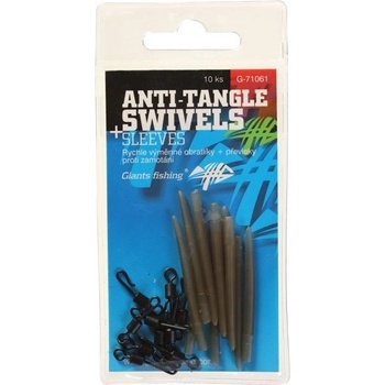 Giants fishing Rychlovýměnné obratlíky a převleky proti zamotání vel.8 10ks