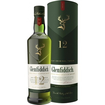 Glenfiddich 12y 40% 0,7 l (holá láhev)