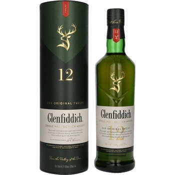Glenfiddich 12y 40% 0,7 l (tuba)