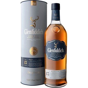 Glenfiddich 15y Distillery Edition Cask Strength 51% 1 l (tuba)