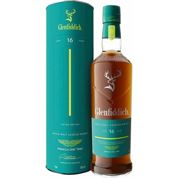 Glenfiddich Aston Martin F1 LE 16y 43% 0,7 l (tuba)