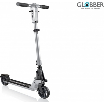 Globber One K 125 stříbrná