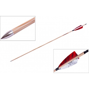 Goodgoods dekor dřeva červené krocaní peří 32