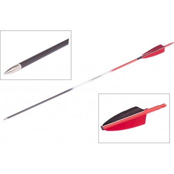 Goodgoods krocaní peří červený 30″ 1 ks