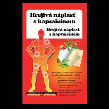 Green idea hřejivá náplast s kapsaicinem 12 x 18 cm