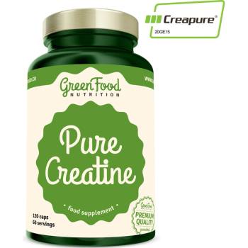 GreenFood Pure Creatine 120 kapslí