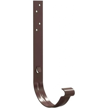 GUTTA Hák žlabový plechový, různé barvy, 125 / 210 mm, balení 1 ks RAL 8017 hnědá