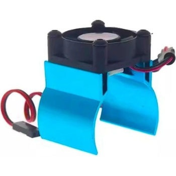 H-Speed chladič motoru 36 mm hliníkový modrý