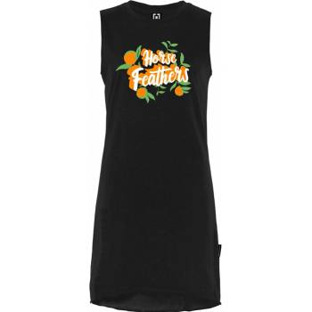 Horsefeathers Jolene black dámské šaty krátké