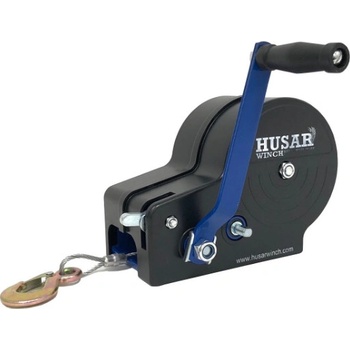 HUSARWINCH Ruční naviják Husar Winch BST R 2500, Ocelové lano, 1133kg (plastové pouzdro)
