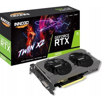 Inno3D GeForce RTX 3050 Twin X2 6GB GDDR6 N30502-06D6-1711VA60
