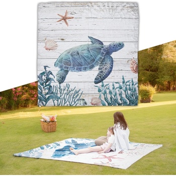 inSPORTline Maritino Pikniková deka 208x197 cm želva