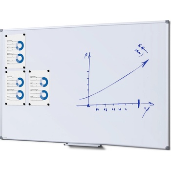 Jansen Display Scritto popisovatelná magnetická tabule whiteboard 1000 x 1500 mm