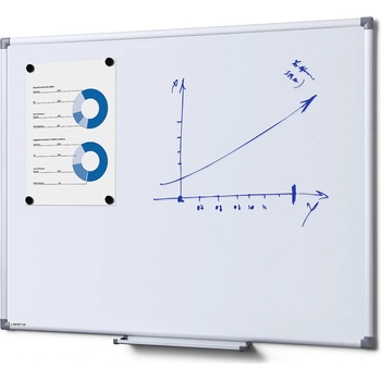 Jansen Display Scritto popisovatelná magnetická tabule whiteboard 900 x 600 mm