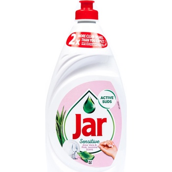 Jar Sensitive tekutý blüte na nádobí Aloe Vera & Pink Jasmin 900 ml