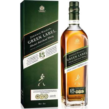 Johnnie Walker Green Label 15y 43% 0,7 l (kazeta)