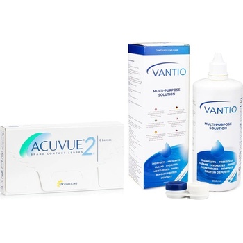 Johnson & Johnson Acuvue 2 6 čoček + Vantio Multi-Purpose 360 ml s pouzdrem