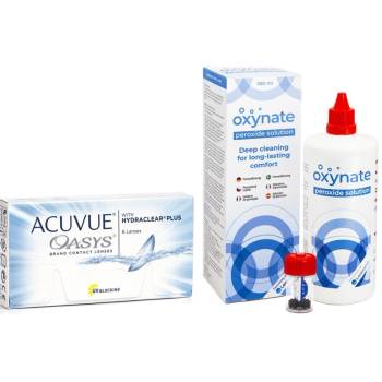 Johnson & Johnson Acuvue Oasys 6 čoček + Oxynate Peroxide 380 ml s pouzdrem