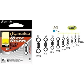 Kamatsu Pevnostní obratlík Hyper Strong vel.1 47kg 5ks