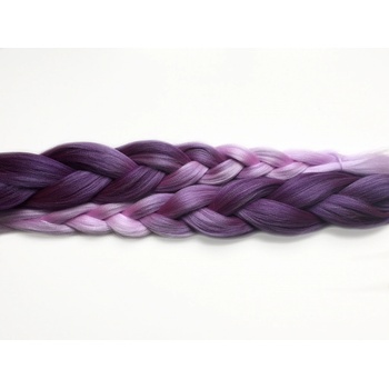 Kanekalon Easy Braid a Miss Rola Barva: PURPLE/L-PURPLE/LAVENDER (ombré fialové, purple shaded), Značka: Miss Rola