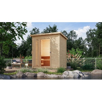 Karibu Hytti 1 natur 93861