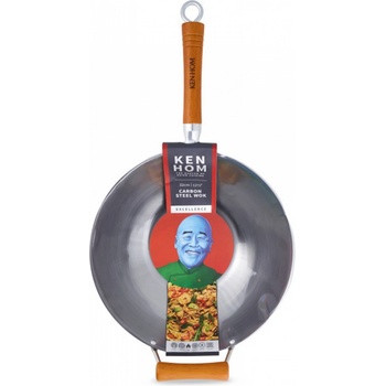 Ken Hom wok z uhlíkové oceli Excellence 32 cm