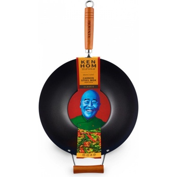 Ken Hom wok z uhlíkové oceli řada Classic 35 cm