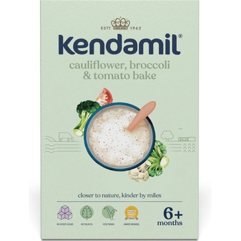 Kendamil Mléčná kaše s brokolicí květákem a rajčaty 150 g