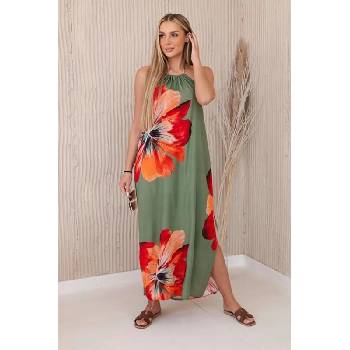 Kesi dámské šaty dlouhé 2760-13 zelená